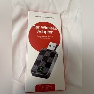 Car Wireless Adapter with Checkered Design